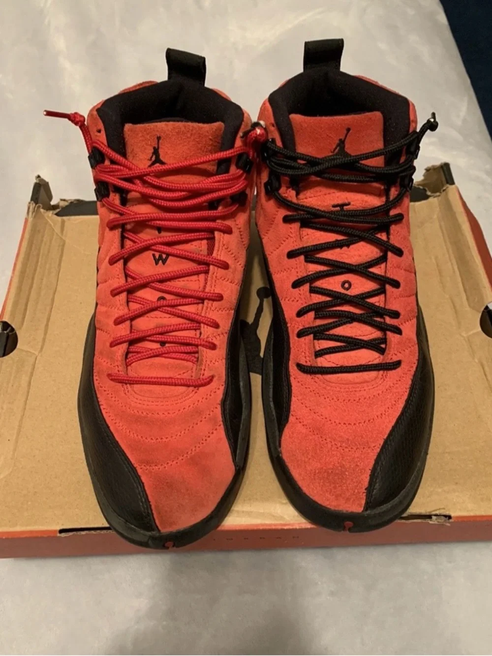 Jordan 12 Retro Reverse Flu Game 2020  Size 10.5